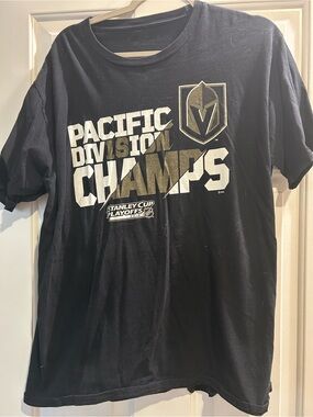 Vegas Golden Knights Black Pacific Division Champions T-Shirt 2018